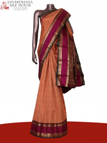 Pure Handloom Kanjeevaram Silk Saree